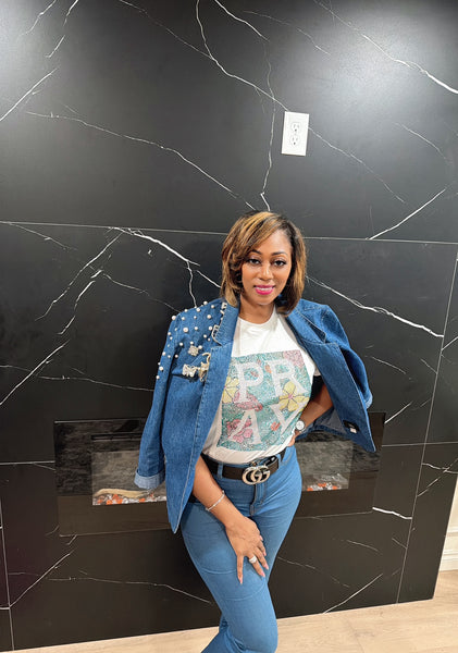 Pray Swarovski Bling Tee