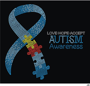 Women Bling Autism Shirt