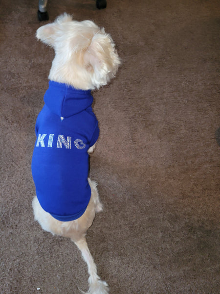 Bling Doggie King Hoodie