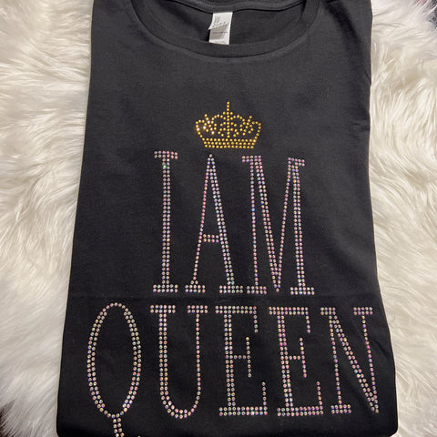 I AM QUEEN BLING -WOMEN TEE