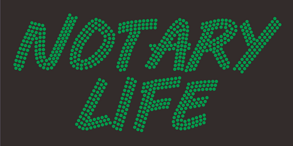 Notary Life Emerald Green Bling VNeck Tee