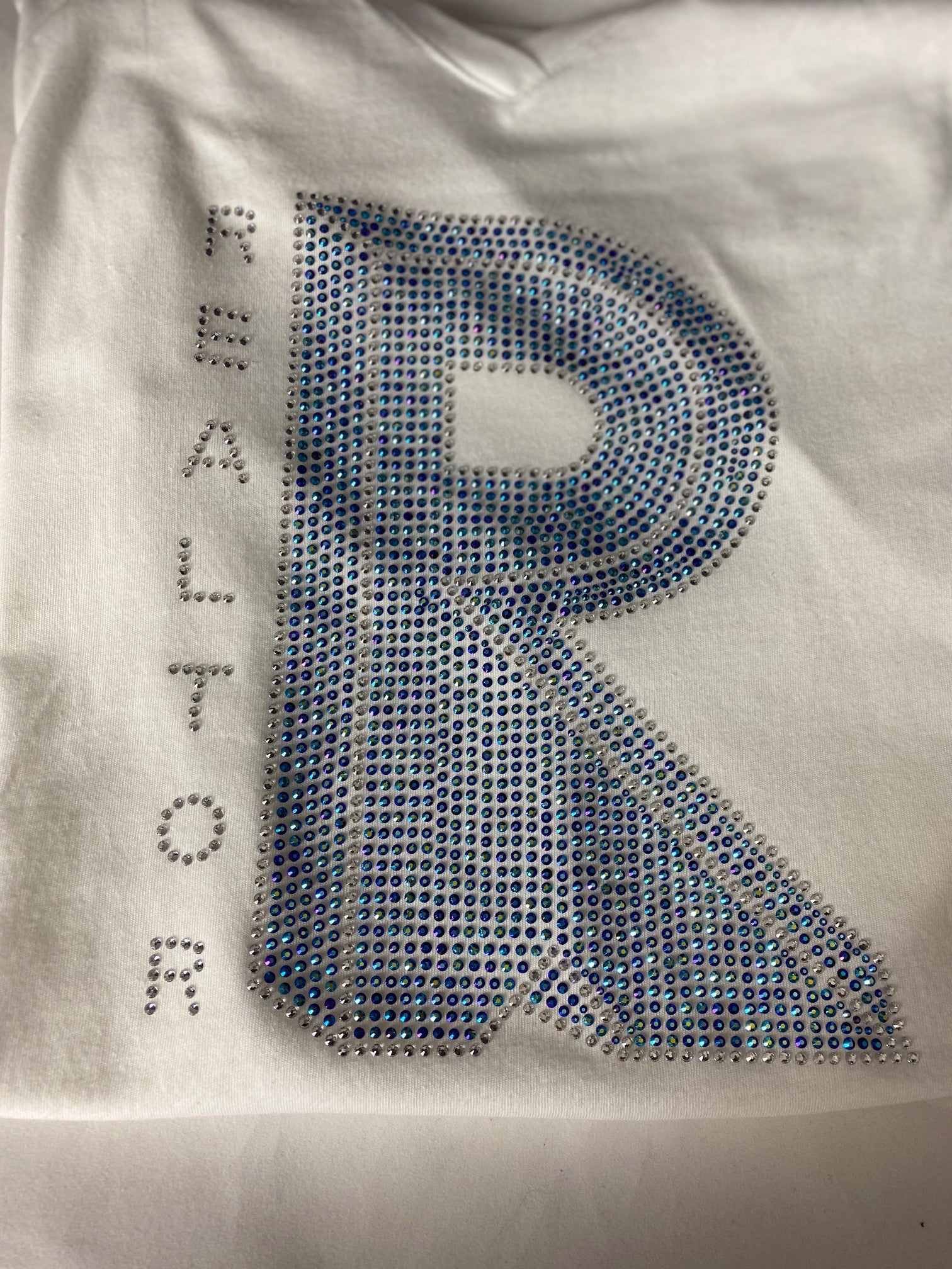 Realtor Bling White T-Shirt